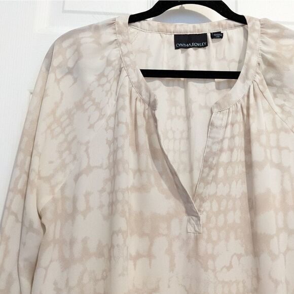 Cynthia Rowley Printed Tunic Blouse Loose fit - Picture 2 of 7